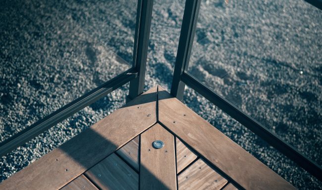 Homybox - espaces modulaires - bureau - zoom terrasse - Allaire (56)