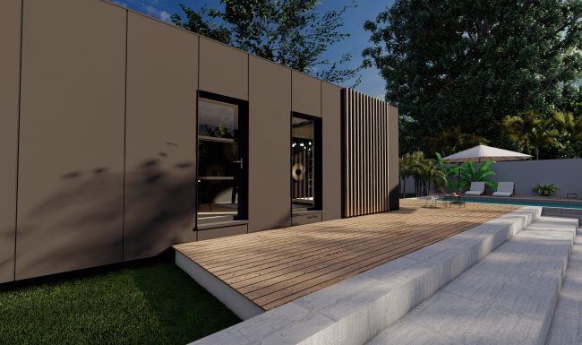 Homybox - espaces modulaires - espaces détente - pool house