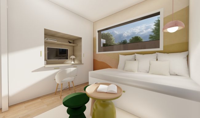 Homybox - espaces modulaires - studio - location étudiante - salon