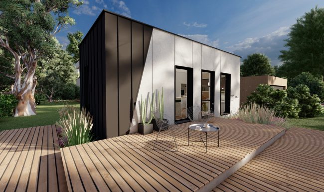 Homybox - espaces modulaires - studio - location étudiante - extérieur